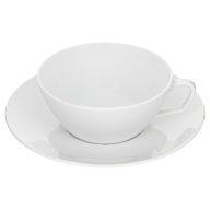 Tea cup & saucer, Shape "MEISSEN® Cosmopolitan", "Blue Orchid", cobalt blue, V 0,2 l