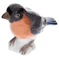 Bird, Coloured, without gold, H 5,5 cm