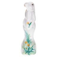 Hare Leo, Coloured, without gold, H 10,5 cm