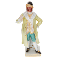 Cortesano, Coloured with gold