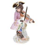 Monkey Orchestra Violinist, H 13,5 cm