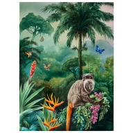 Wall Painting Amazon, Monkey, lim., 75 x 55 cm