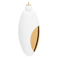 Ellipse, golden Dot, H 9,5 cm