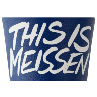 Cuff for coffee to go mug large, "This is MEISSEN", dark blue (87045)