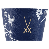 Cuff for coffee to go mug large, "Blue Onion", dark blue (87045) for "Blue Onion" and "The Original" white and seladon