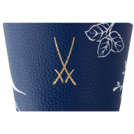 Cuff for coffee to go mug large, monkey and sloth, dark blue (87045)