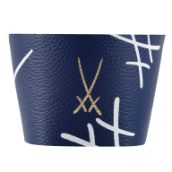 Cuff for coffee to go mug large, "Swords", dark blue (87045)