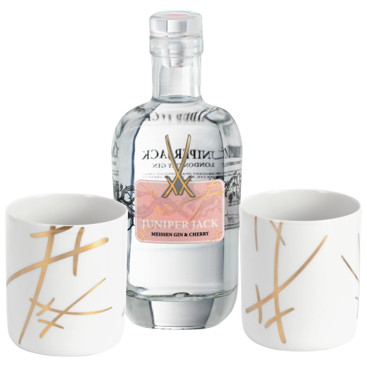 Gin Set Juniper Jack MEISSEN Gin & Cherry 3 pcs. Cap. 0.5 l