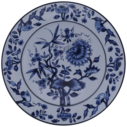 The Original Dessert Plate blue