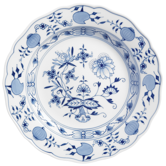 Dessert Plate Onion Pattern Ø 22 cm, kobaltblue