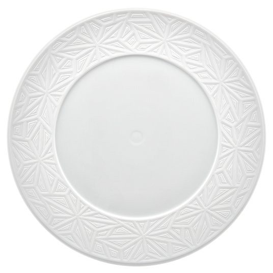 Charger Plate Vitruv Graphic Ø 33 cm, biscuit