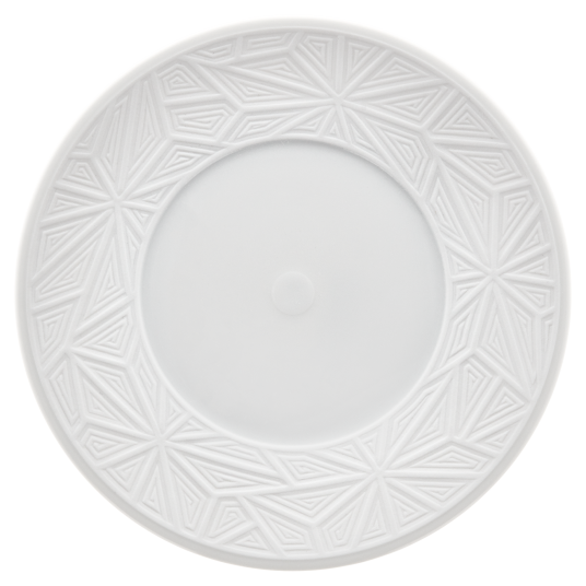 Bread Plate Vitruv Graphic Ø 18 cm, biscuit